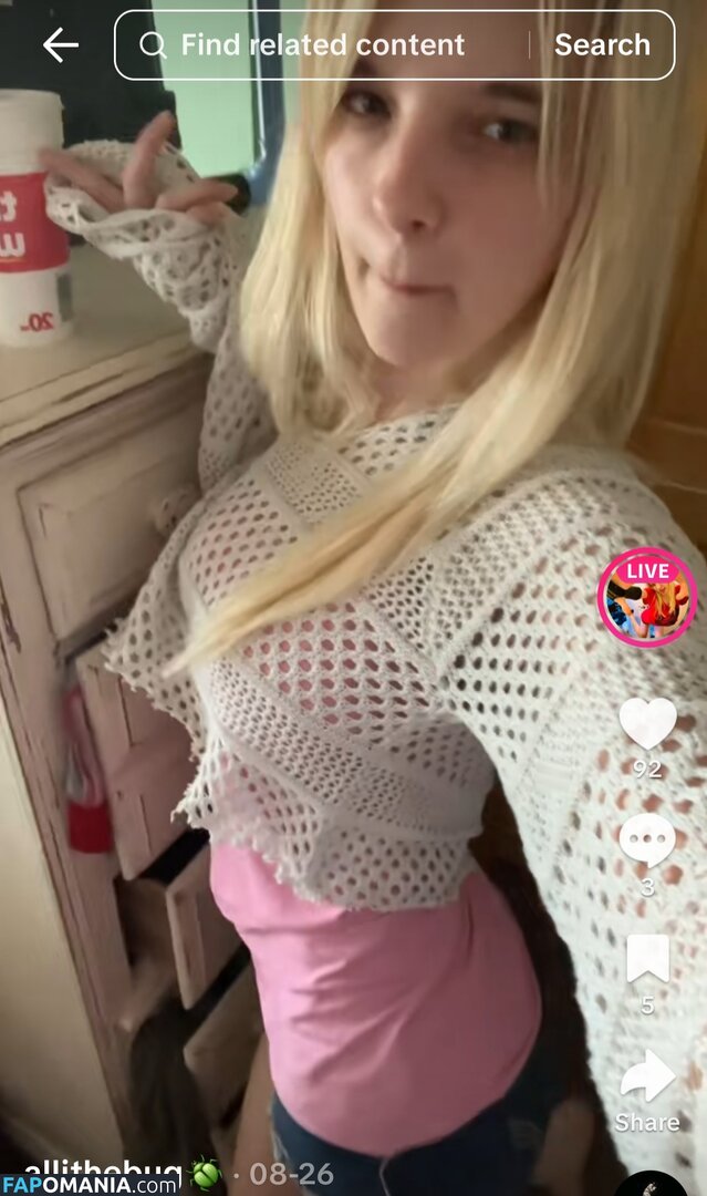 Allithebug / alliiebug / https: Nud OnlyFans  Fotografie scursă #2