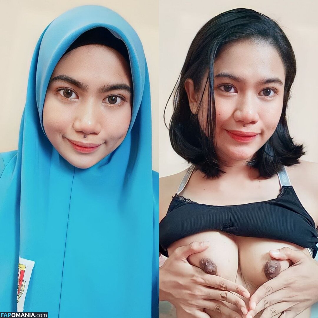 Hijab Off Girls / Hijab On Nud OnlyFans  Fotografie scursă #2