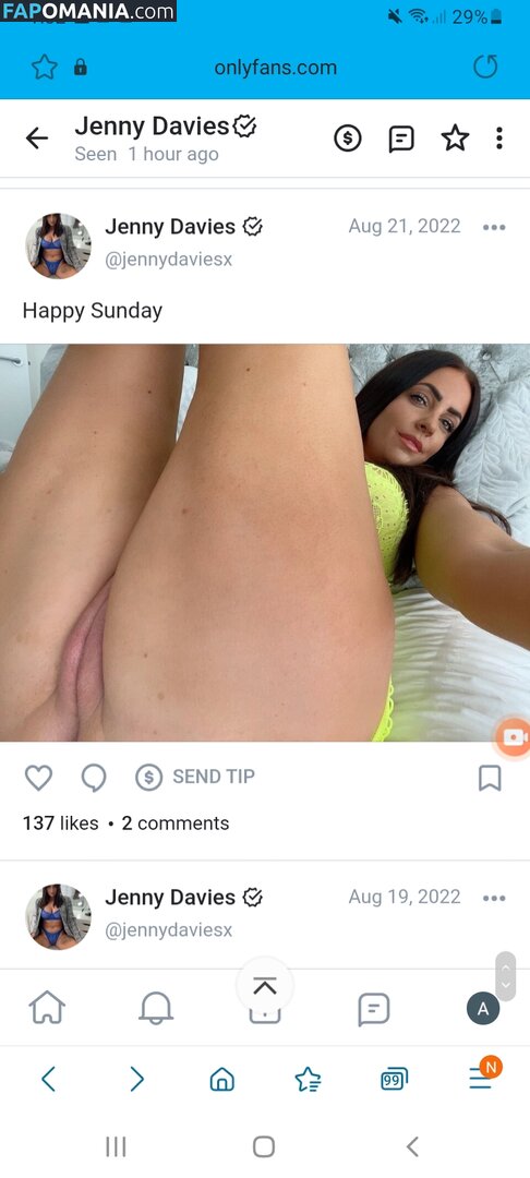 Jenny Davies / jennydaviesofficial / jennydaviesx Nud OnlyFans  Fotografie scursă #280