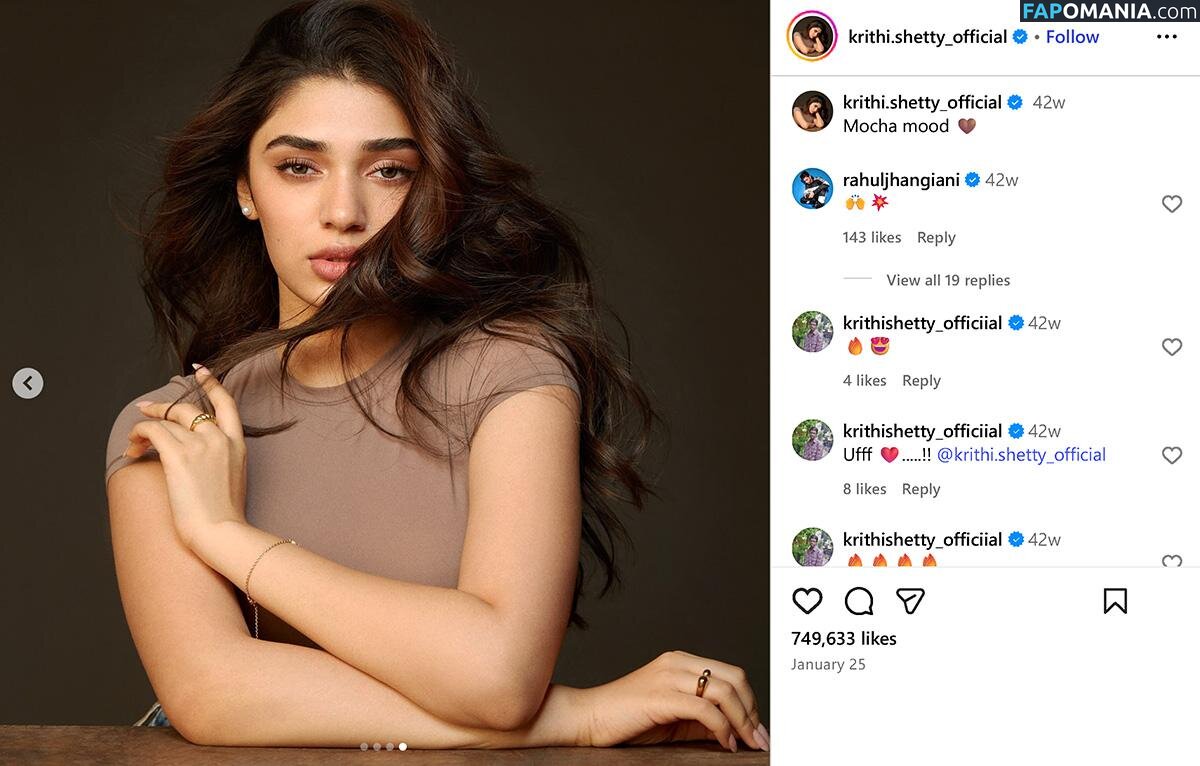 Krithi Shetty Nud OnlyFans  Fotografie scursă #9