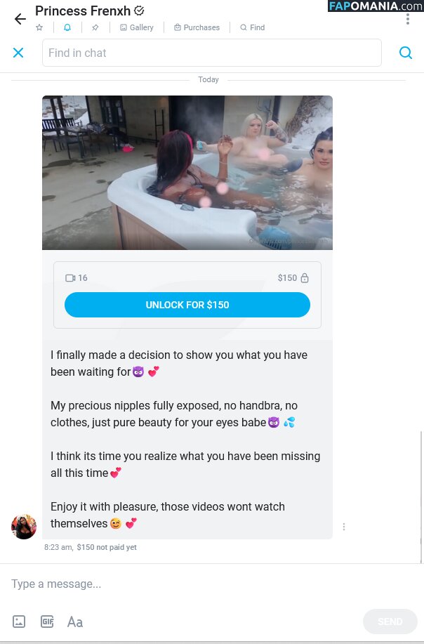 PrincessFrenxh / princesssfrenxh Nud OnlyFans  Fotografie scursă #1